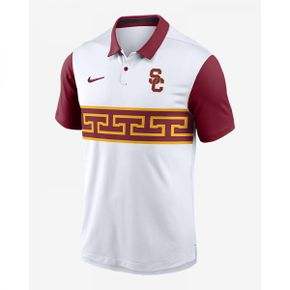 USC Trojans Primetime Campus 베이퍼 맨즈 나이키 드라이핏 컬리지 폴로 카라티 CLF24PO00HTB3F