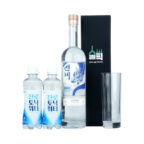 술픽 해치소주 선비 진 청룡에디션 48도 750ml 하이볼 세트