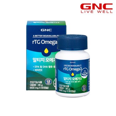 GNC 알티지 오메가3 60캡슐 (1개월분)