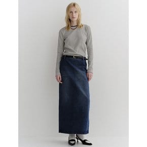 maxi denim skirt_washed blue