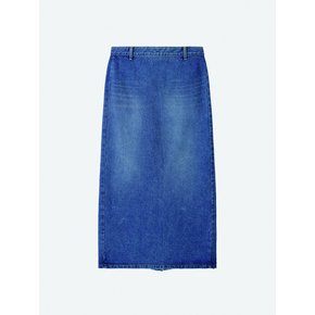 maxi denim skirt_washed blue