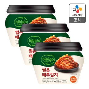 [본사배송] 비비고 썰은배추김치300g(용기) X 3개 (총 900g)