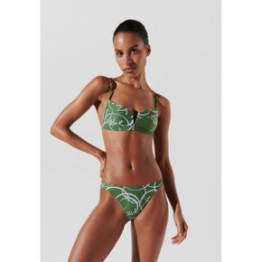 4779196 KARL LAGERFELD BRAZILIAN - Bikini bottoms circle aop green white 90657125