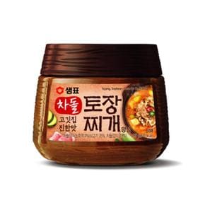 샘표 차돌 토장찌개 진한맛 양념 450g x 6개