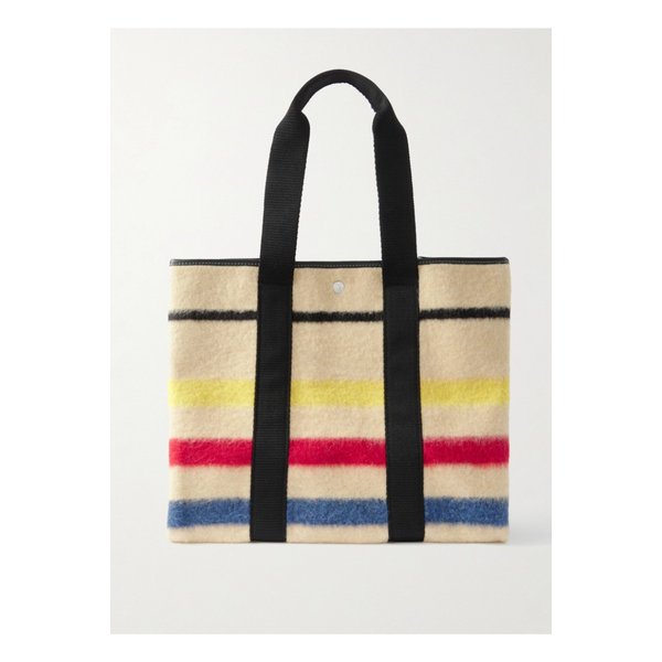 휘 드 베르누이 트라베르세 글레이시어 라지 웨빙 스트라이프 펠트 토트 46376663162918533