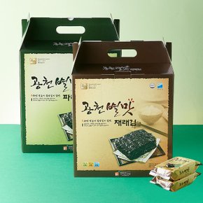 산지직송 별맛 광천재래김(식탁용김 12봉) + 광천파래김(식탁용김 12봉) / 총24봉