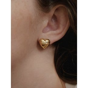 Volume Heart Earring (2color)