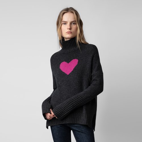 [여주점] 울 스웨터 Alma Heart Sweater ZE3FFCTSW009Z03