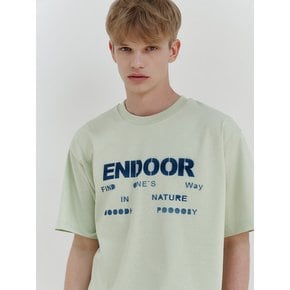 hand painting endoor 1/2 tee (lime)