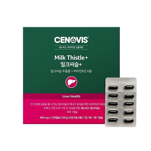 밀크씨슬 프리미엄 선물세트 120캡슐 / 쇼핑백