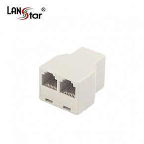 RJ12 6P6C 연장 분할 젠더 Y형 커플러 LS-CUP-YD6C