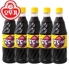 오뚜기 포도시럽 1kg 5개 슬러시시럽 원액음료 포도향슬러시