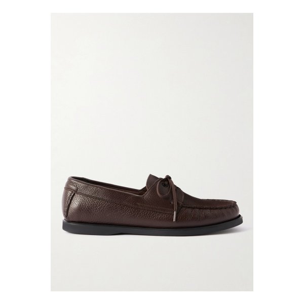 새먼 아멜 시티 모크 풀그레인 가죽 보트 슈즈 46376663162903921