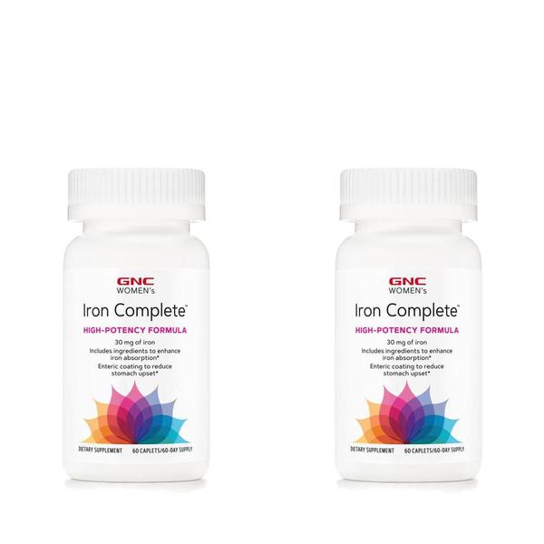 미국직구 GNC 지엔씨 우먼스 아이언 철분제 30mg 60정 2팩 Iron Complete