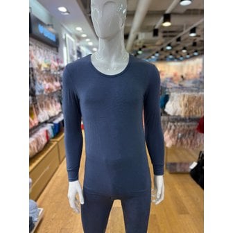 와코루 [파주점] 모달 캐시미어 남성 내의 상의 (BU) WMV7490C