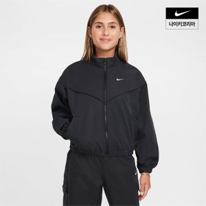 나이키 키즈 나이키 스포츠웨어 여아 오버사이즈 경량 재킷 NIKE FZ5557-010