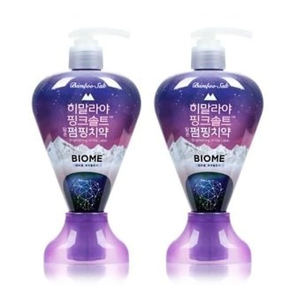  페리오 히말라야 핑크솔트 바이옴 펌핑치약 285g x 2개