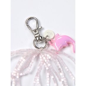 SPARKLE DOLPHIN DECO KEYCHAIN (PINK)