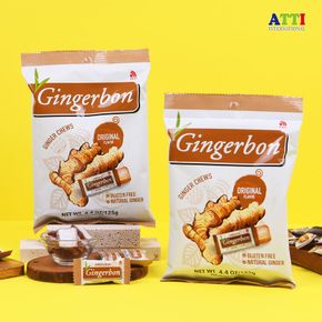 진저본 생강 소프트캔디 츄이 젤리 오리지널 125g[36059759]