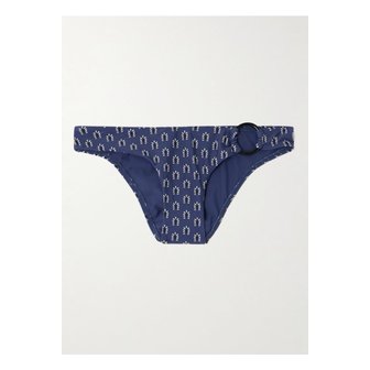 MATTEAU 마티유 더 링 장식 플로럴 프린트  비키니 브리프 블루 46376663162844351