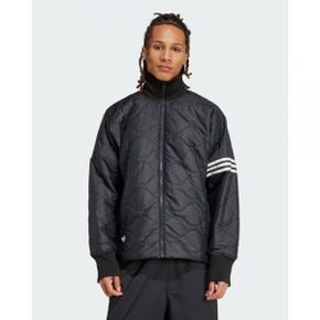 5023291 adidas Neuclassics Quilted Puffer Jacket Mens - Black / White