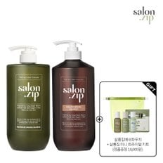 [단독세일/15%OFF] 정샘물 살롱집 샴푸 1L 듀오 + 살롱집메쉬파우치 + 살롱집 미니 트라이얼키트