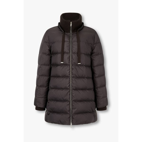 니티드 트리밍 다운 코트 IA15417030162