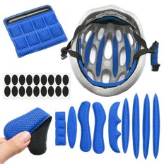 自転車 サイクルヘルメットパッドプロテクタースポンジ内皮セットMTB電気電動 ビート板 セーフティクッションパッドオートバイ裏地