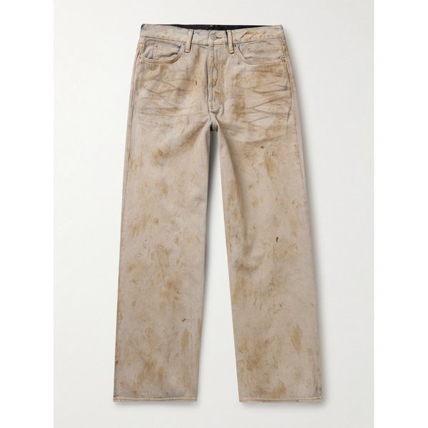 1981 와이드 디스트레스드 코팅 진 46376663162902315