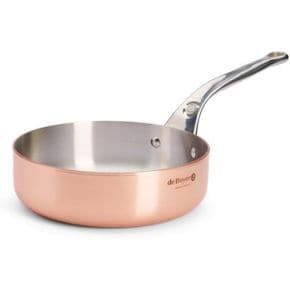 독일 드부이에 후라이팬 프라이팬 DE BUYER Saute Pan Copper 브라운 24 cm 22.9 x 23.9 8.9 154