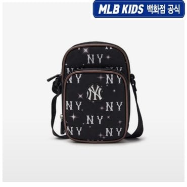 MLB키즈 [백화점공식]25SS클래식 모노그램 갤럭시 남아 크로스백  7LCRM025N-50BKS