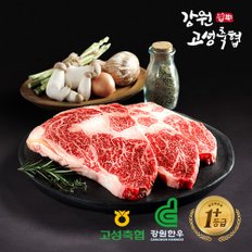 [냉장][강원 고성축협] 1+등급 등심정육세트 1호(2kg) (등/불/국/장 각500g)/부직포가방