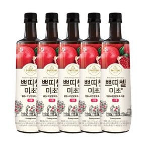 쁘띠첼 미초 석류 900ml x 5개