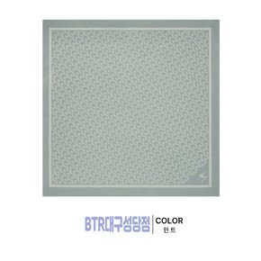 공용 BTR 로고 패턴이 들어간 손수건 단체선물용 면스카프 BFA4035U 렛트