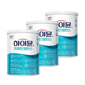 일동후디스 하이뮨 프로틴 밸런스 단백질 파우더 분말 보충제 304g X 3통