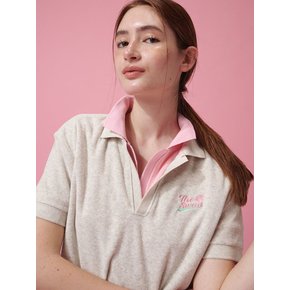 Terry Polo Top (OATMEAL)