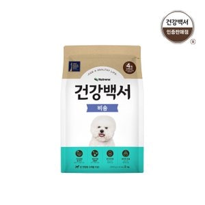 건강백서 강아지사료 전연령용 비숑 2kg