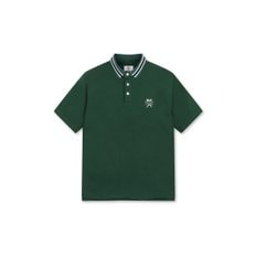 [WAAC X JONES] JONES 카라 포인트 반팔 폴로 티셔츠 WMTCX23272GRD