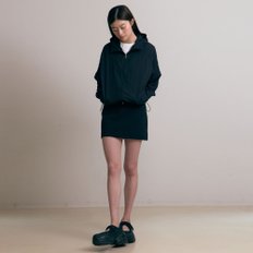 Nylon hood jumper (Black)