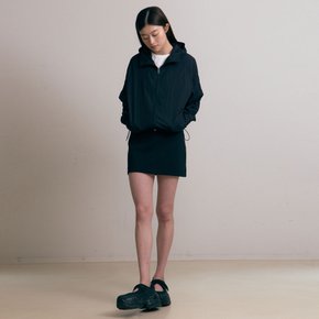 Nylon hood jumper (Black)