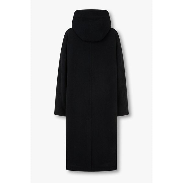 [Y`s]히든 지퍼 클로저 후디드 코트 6615305212000