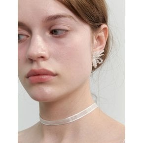 Sheer Ribbon Choker (L241MNK050)