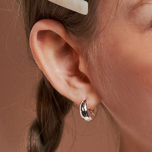 [Hei]full moon one-touch earring