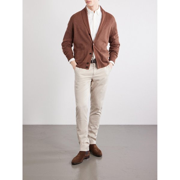 슬림 스트레치 코튼 블렌드 가바딘 팬츠 46376663163067478