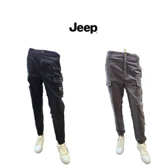 Jeep [여주점] 지프 남여공용  약기모 RIB 카고 배기 팬츠JN4PTU744