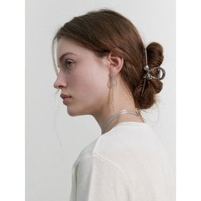 Metal Ribbon Hair Clip (L241MHA120)