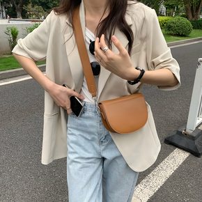 여성 가을 겨울 데일리 멘머스 하프 자켓 재킷