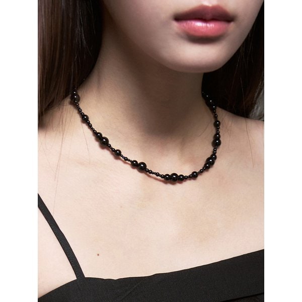 이레귤러 사이클 네크리스 [black]