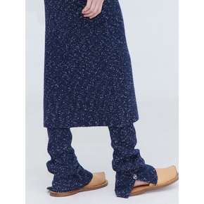 Slit Knit Warmer_Navy