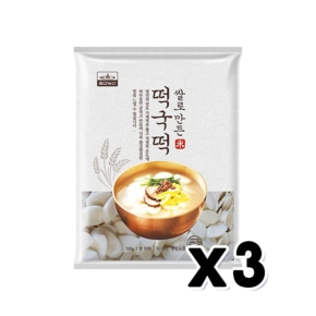 칠갑농산 쌀로만든 떡국떡 요리용떡 500g x 3개